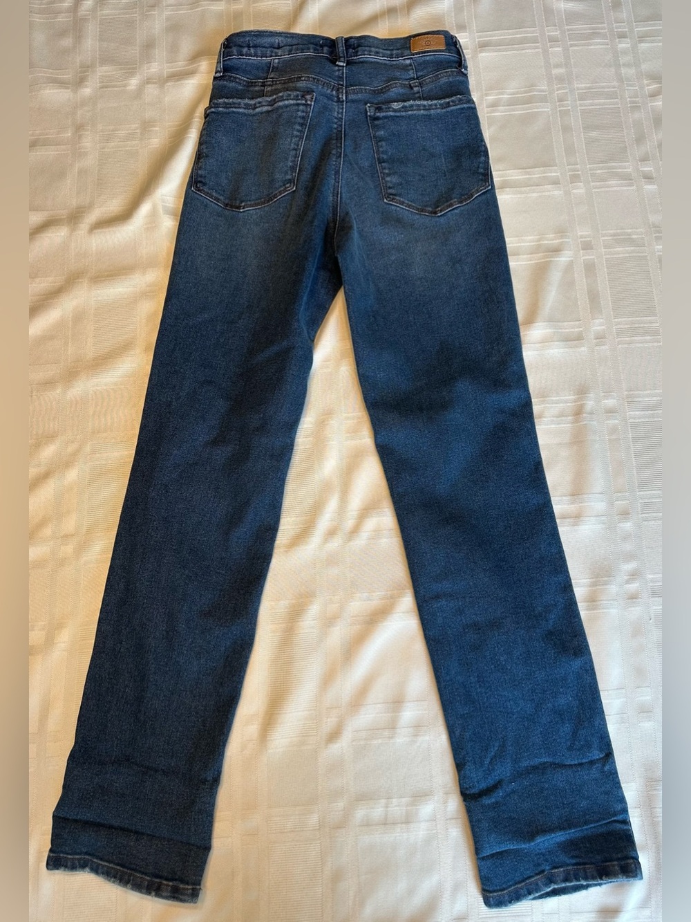 Super High Rise Straight Sofia Vergara Women Jeans Eden Light Distressed Size 2 - Picture 3 of 8